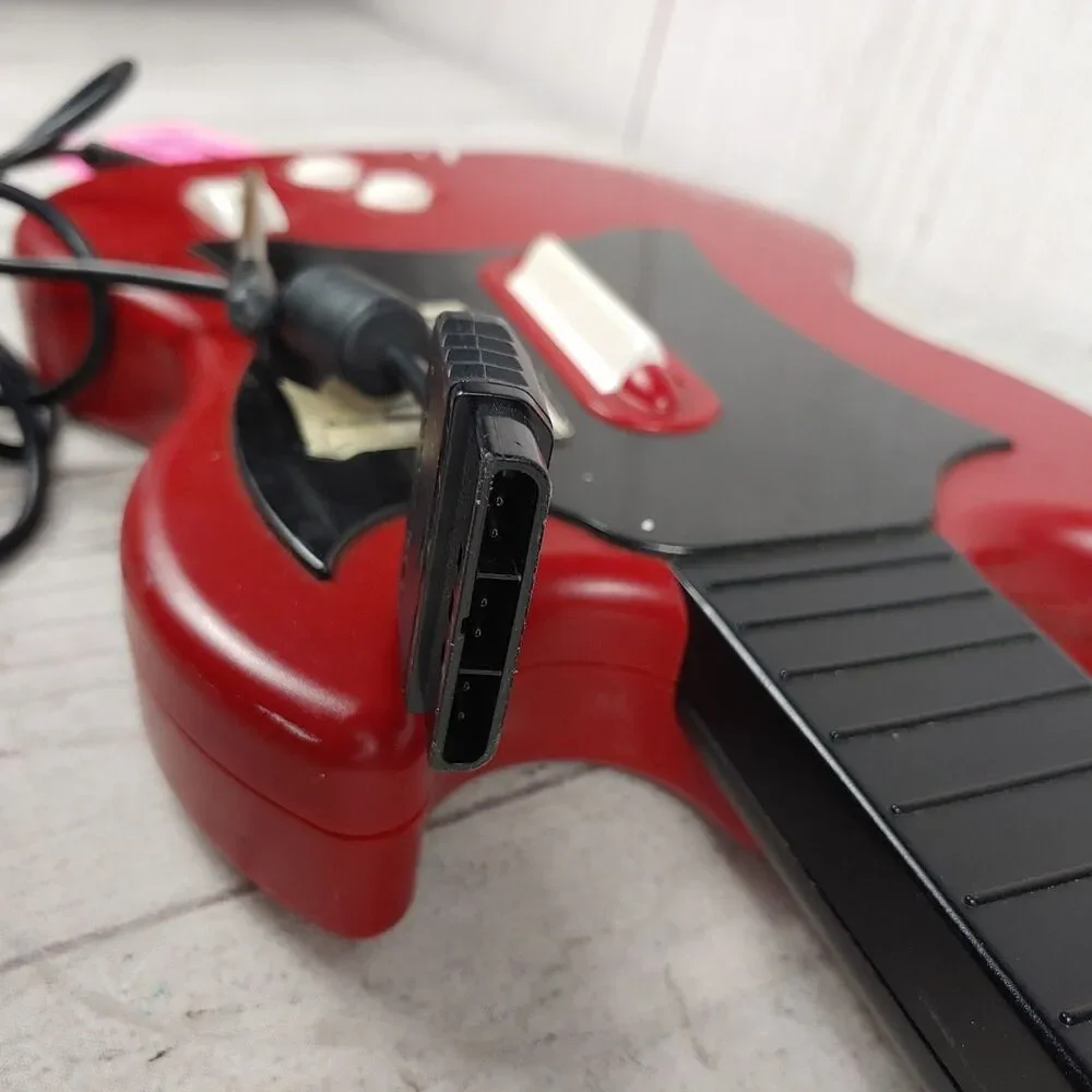 Guitar Hero Gibson SGPlayStation 2 PS2 PSLGHWired Red Octane NO WHAMMY SPRING